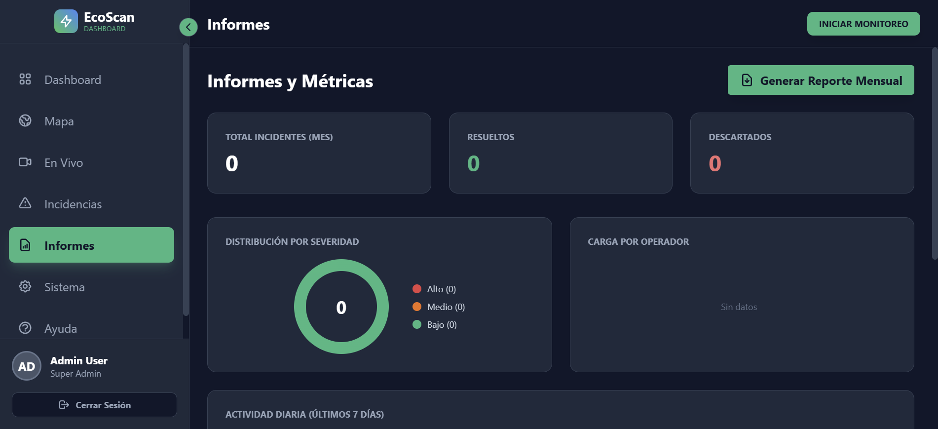 Informes y Reportabilidad EcoScan